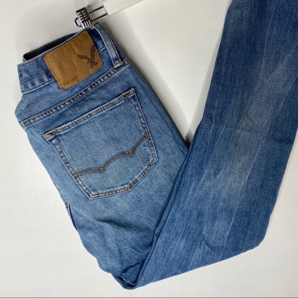 American Eagle Skinny some distressing 30/32 - Picture 9 of 10